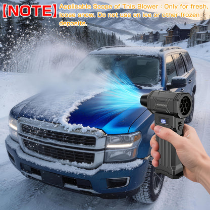 Ventilatore Turbo Violento, 140000RPM Senza Spazzole Wireless Portatile con Display Digitale Ricarica USB-C Potente Ventola Pulitore di Polvere per Auto pz Ventola da Esterno (Kit Aspirapolvere Opzionale)