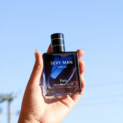 Profumo da uomo 55ml+3ml, Parfum Herren, Colonia con note legnose, Latte, Agrumi, Ebano, Emana un profumo da gentiluomo, a lunga durata, Perfetto per appuntamenti, feste e regali, Regali di San Valentino