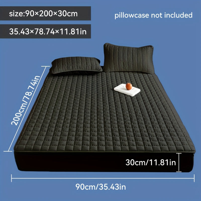 1pz Coprimaterasso Impermeabile, Lavabile in Lavatrice, Disponibile in Diverse Misure, Ultra Morbido e Confortevole Coprimaterasso Spesso, Adatto per Camera da Letto, Camera degli Ospiti, Protezione per Materasso d'Hotel (esclusi Cuscino e Federa)