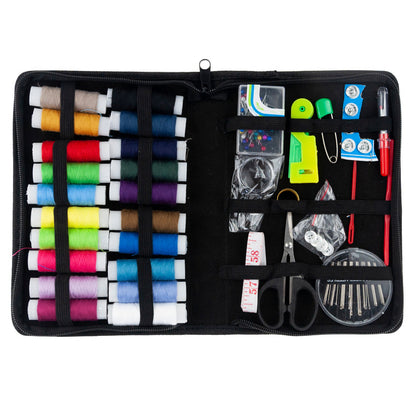 Kit per cucire con accessori Set di fili XL Aghi Misuratore + Custodia