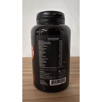 Integratore Naturale con Estratti Vegetali – Glucomannano, Tè Verde, Guaranà, L-Carnitina, Garcinia e Bromelina – 120 Capsule Made in Italy – Spedizione veloce da magazzino locale