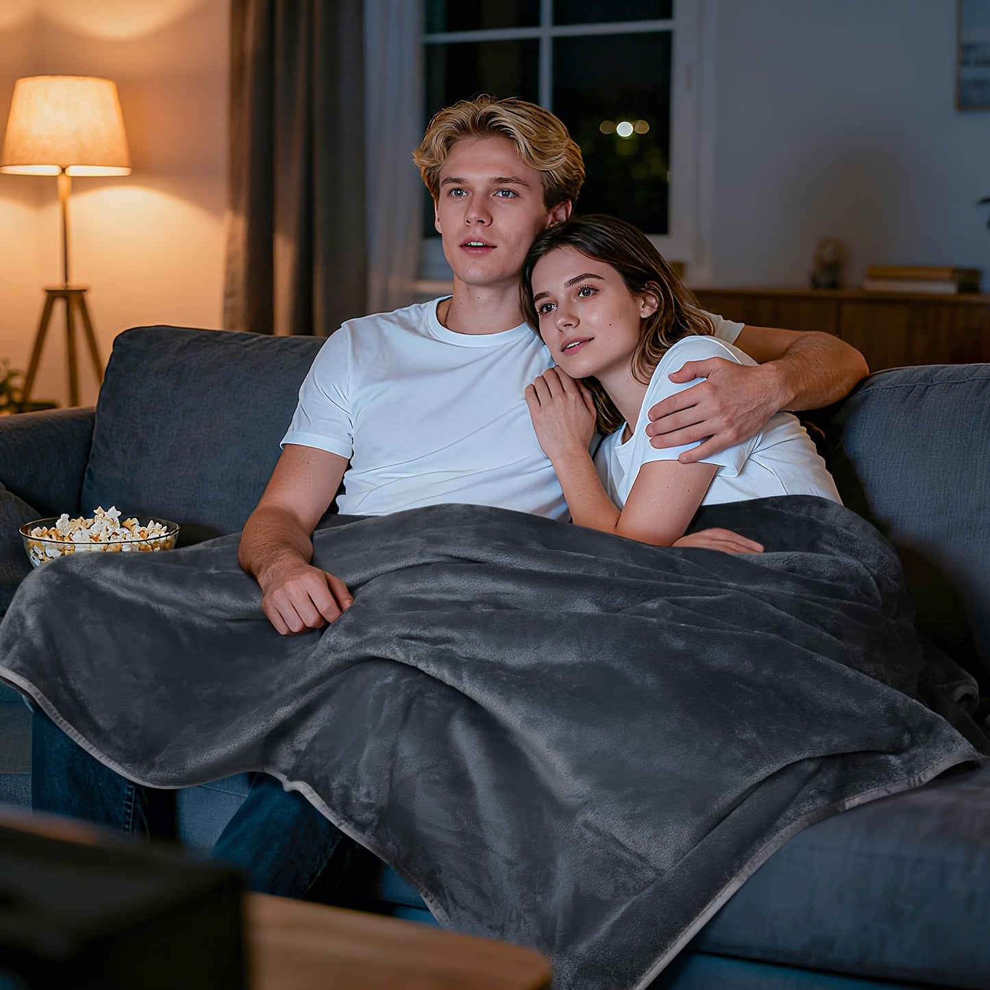Coperta per letto LOOBANI: Utilizzabile su entrambi i lati con morbida coperta in flanella per letto matrimoniale, dimensioni 229cm * 203cm/205cm * 153cm, coperta a prova di perdite/schizzi per animali domestici, adatta per divano, protezione del sedile,
