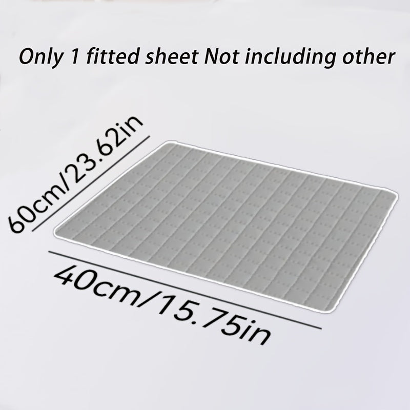 Coprimaterasso impermeabile da 1 pezzo di alta qualità, lenzuolo con angoli, realizzato con tecnologia di goffratura a onde sonore, copriletto morbido e confortevole, lavabile in lavatrice, adatto per camere da letto, hotel, dormitori, federe e imbottitur