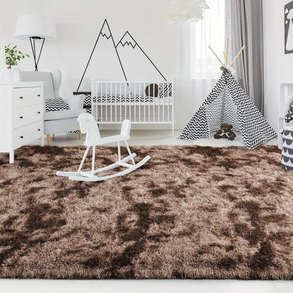 1 Tappeto Morbido in Peluche, Tappeto Antiscivolo in Peluche, Tappeto Morbido da Comodino, Tappeto Tie Dye per Soggiorno, Decorazione per la Casa, Tappeto per Animali Domestici, Tappeto per Camera da Letto e Soggiorno, Decorazione per la Stanza, Adatto pe