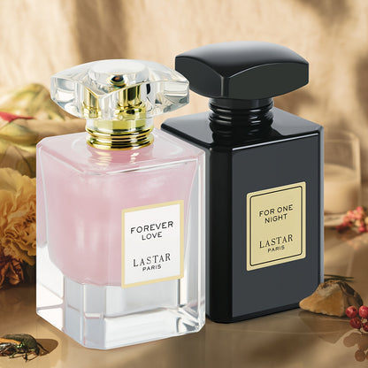 2 Flaconi di Profumo Trasparente da Donna, Rosa, Vaniglia, Gelsomino, Morbido e Dolce, Profumo Promozionale da Donna, Texture Avanzata, Fragranza Avanzata, Fragranza Floreale Affascinante a Lunga Durata, Consigliato per Appuntamenti, Viaggi, Regali per Do