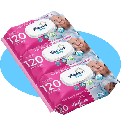 Salviette Umide in Fibra Ultra-Morbida per Cura Profonda e Idratazione, Ideali per Pelli Sensibili, Profumo Fresco, Confezioni da 3/6/9/12 Unità, 360/720/1080/1440 Salviette - Bestline