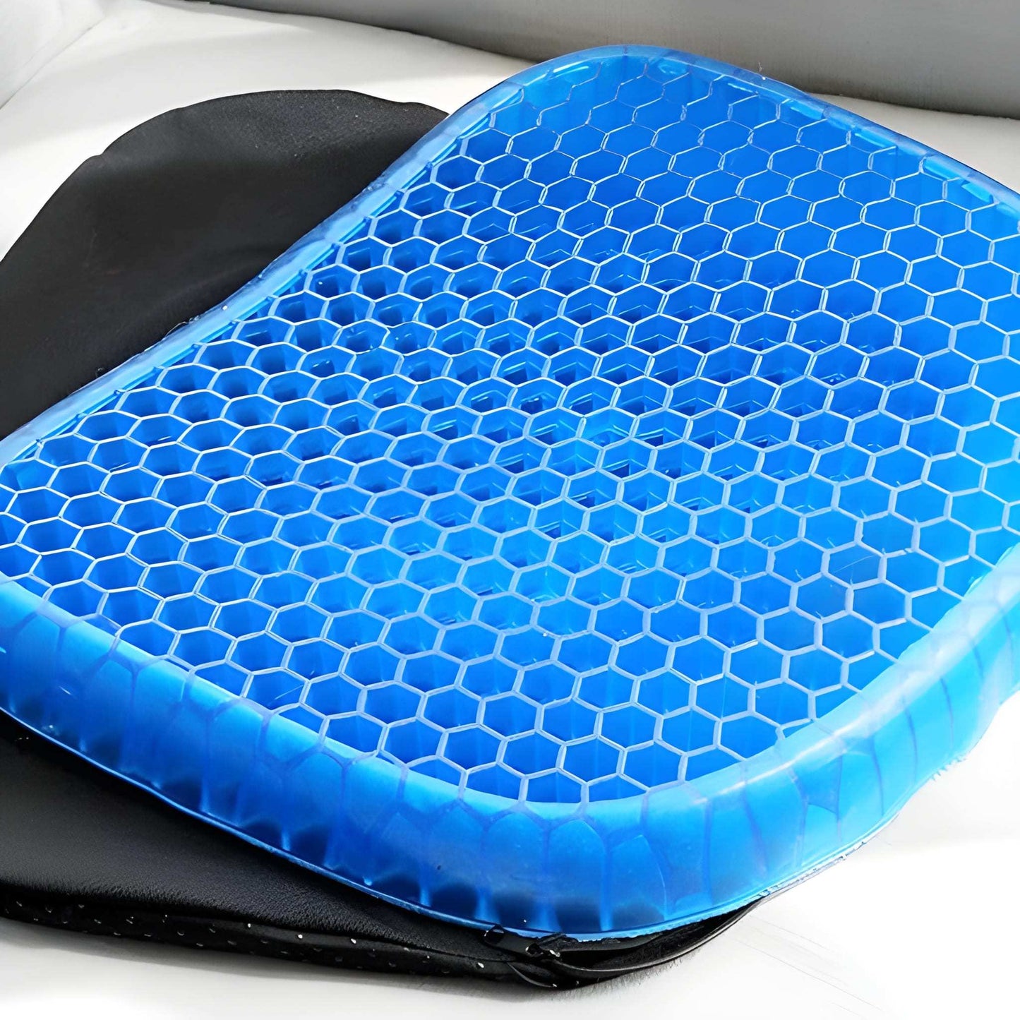 Cuscino Gel Anti Decubito Ergonomico Traspirante Sedute Prolungate, Cuscino in Gel Anti Decubito a Nido D'ape Cuscino per Auto Cuscino Posturale