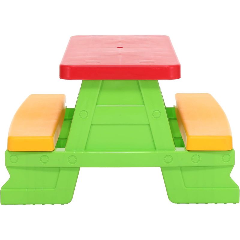 Gruppo di sedute per bambini da esterno - Tavolo da picnic con panche, resistente alle intemperie, vari colori