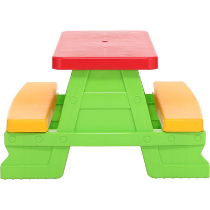 Gruppo di sedute per bambini da esterno - Tavolo da picnic con panche, resistente alle intemperie, vari colori