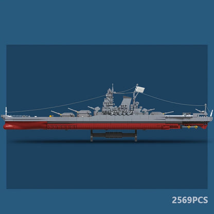 2569 pezzi, Set di blocchi da costruzione per navi 1:300, la migliore decorazione per la collezione di navi da navigazione MOC, il miglior regalo per gli amici che amano le navi e che amano costruire blocchi da costruzione, M7001
