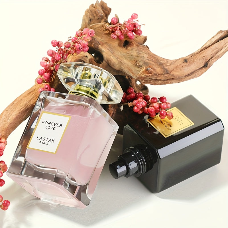 2 Flaconi di Profumo Trasparente da Donna, Rosa, Vaniglia, Gelsomino, Morbido e Dolce, Profumo Promozionale da Donna, Texture Avanzata, Fragranza Avanzata, Fragranza Floreale Affascinante a Lunga Durata, Consigliato per Appuntamenti, Viaggi, Regali per Do