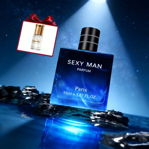 Profumo da uomo 55ml+3ml, Parfum Herren, Colonia con note legnose, Latte, Agrumi, Ebano, Emana un profumo da gentiluomo, a lunga durata, Perfetto per appuntamenti, feste e regali, Regali di San Valentino