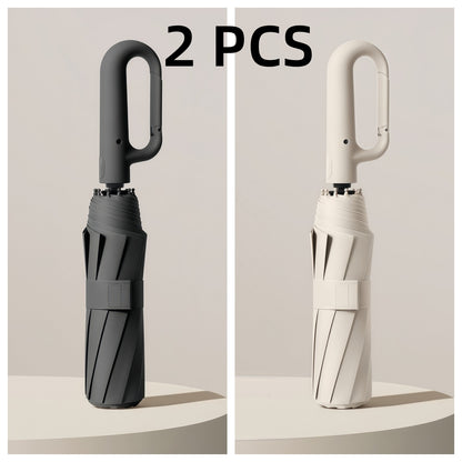 Ombrello pieghevole con fibbia completamente automatica, con protezione solare, specifiche 1 e 2 facoltative, adatto sia per uomini che per donne, ombrello da viaggio, con un diametro di 106 cm/41.2 pollici quando è aperto, robusto e durevole, ombrello di