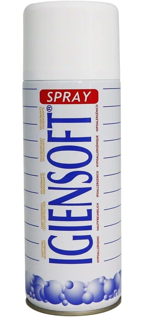 HOME PRO Deo Igiensoft Spray Sanitizzante Ipoallergenico, Deodorante per Tessuti, Disinfetta i Vestiti, Protegge i Tessuti, Armadi, Elimina gli Odori 2x400ml