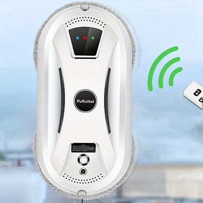 Puruikai 02 Robot Lavavetri Intelligente con Deposito Locale, Spruzzo Automatico d'Acqua, Telecomando, Pianificazione Elettrica, Robot Lavavetri ad Alta Aspirazione Anti-Caduta, Sicuro e Affidabile, Risparmio di Tempo e Sforzo, Regalo di Halloween e Natal