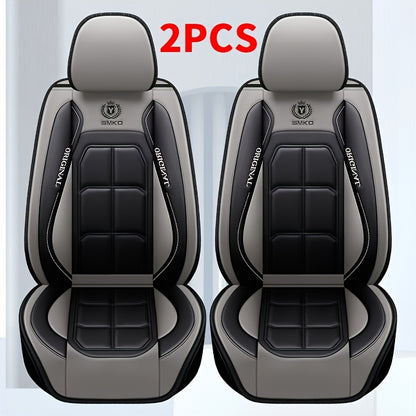 Set da 2 coprisedili per auto in pelle PU, protezioni ergonomiche universali per la maggior parte delle auto moderne europee