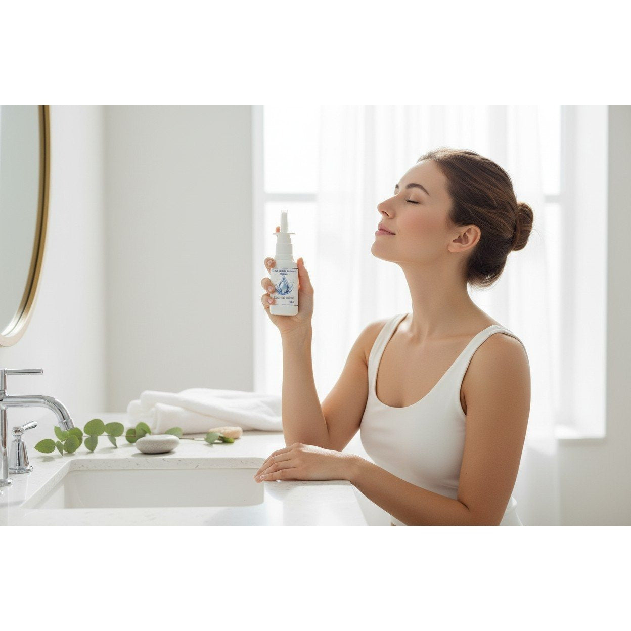 Spray Nasale al Colloidale d'Argento per Naso Gocciolante – Terapia Nasale Naturale all'Argento, 20ppm, Lenisce i Sintomi Sinusali, Promuove la Respirazione Naturale