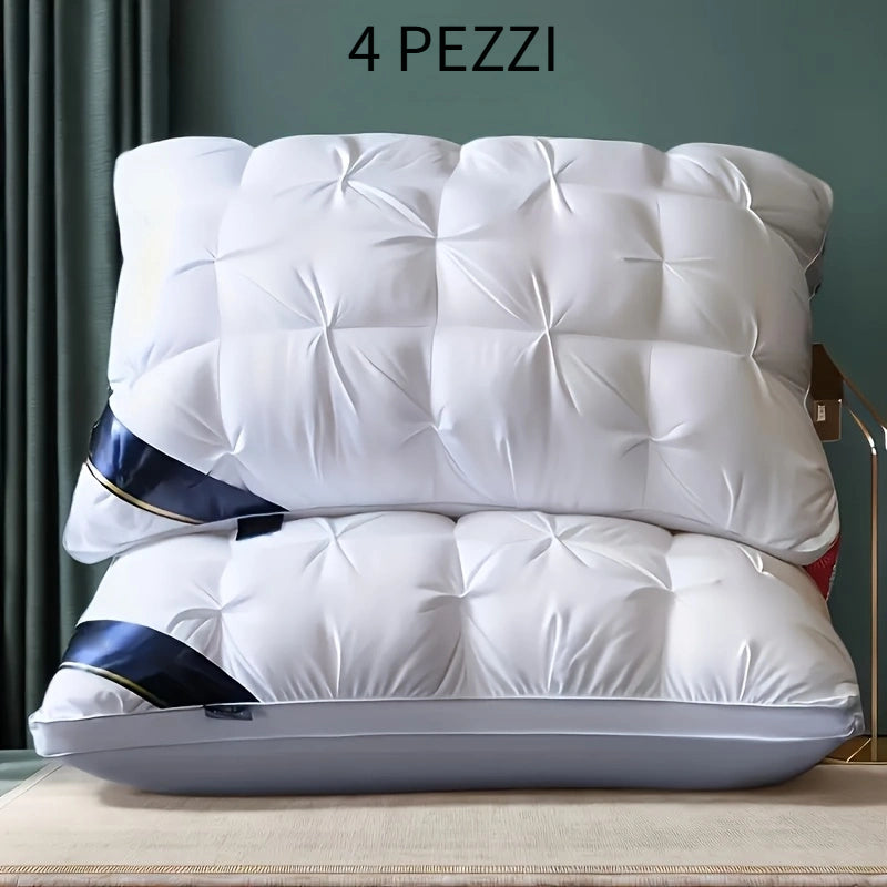 Cuscino di lusso 4/2/1 di qualità alberghiera a cinque stelle, cuscino di supporto per la colonna cervicale per un sonno profondo, cuscino per biancheria da letto per la casa sana, adatto per camper, soggiorni, camere da letto, decorazione domestica squis