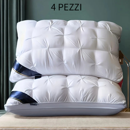 Cuscino di lusso 4/2/1 di qualità alberghiera a cinque stelle, cuscino di supporto per la colonna cervicale per un sonno profondo, cuscino per biancheria da letto per la casa sana, adatto per camper, soggiorni, camere da letto, decorazione domestica squis