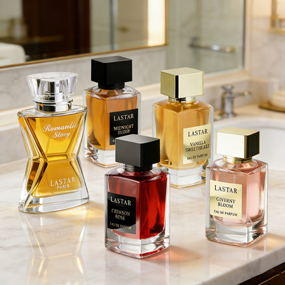 [Set di Profumi Settimanali] Set Regalo di Colonia da Uomo, 1 Flacone, 50ml/40ml, Vaniglia, Muschio Ambra, Copre l'Odore del Sudore, Contraccezione della Tua Diversa Esperienza di Fragranza, Senti il Fascino Romantico della Sorpresa, Regalo a Sorpresa per
