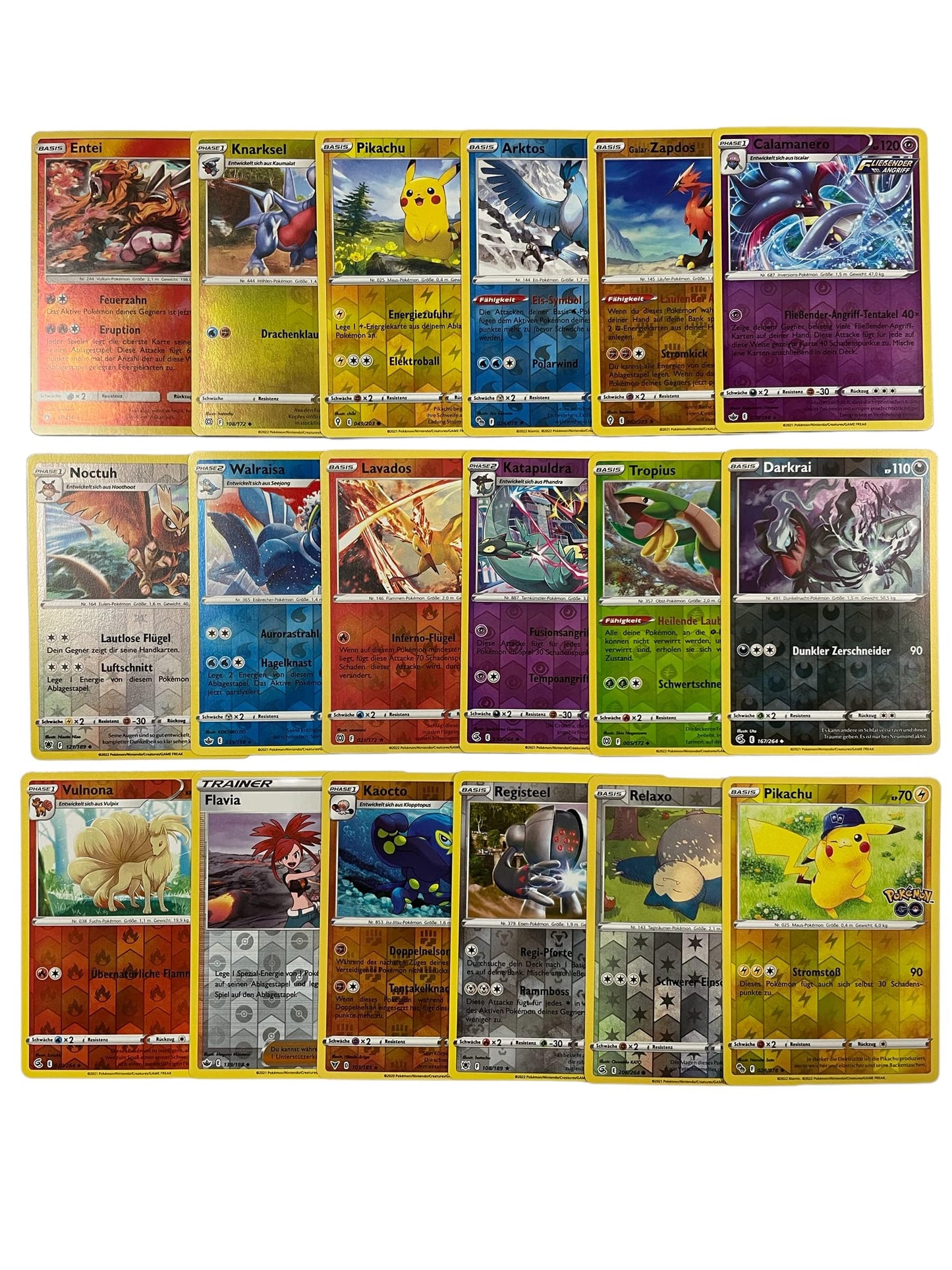 Carte Pokémon Originali 20, Inglese Reverse Holo Glitter, Carte Pokémon Rare Olografiche Reverse Varie da Set Attuali + Protezione Spedizione Heartforcards®