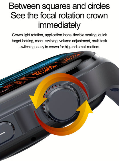 Smartwatch 2026 Nuovo: Display AMOLED Grande da 5,18 cm, Batteria a Lunga Durata da 530 mAh, Chiamata BT 5.3, Modalità Multi-Sport, Assistente Vocale, SOS, Monitoraggio Mestruale, Previsioni Meteo, Orologio Fitness per Android & IOS, Regalo Ideale per la