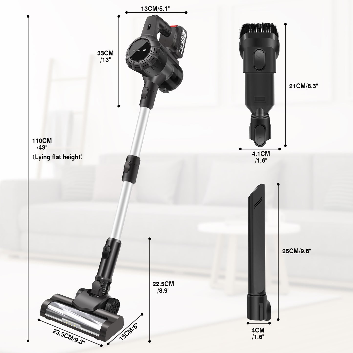 Aspirapolvere multifunzione senza sacco e senza fili, 1x o 2x batteria, aspirapolvere a bastone leggero, mocio senza fili, aspirapolvere con display a LED, autonomia, aspirapolvere verticale autoportante, aspirapolvere portatile leggero per la pulizia di