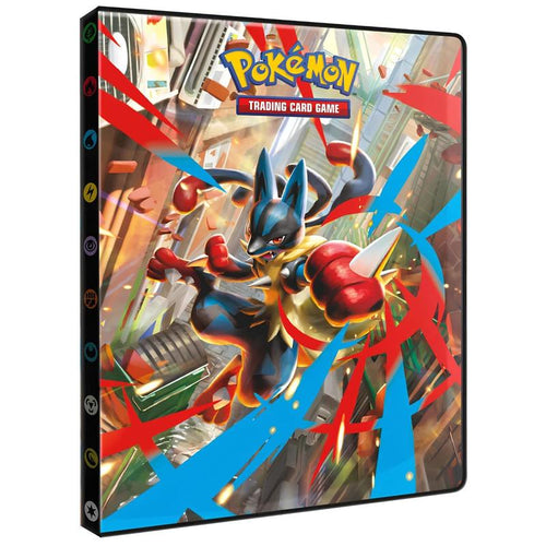 Portafoglio Pokémon a 9 Tasche – Crimson & Purple: Mega Evoluzione | Album per Carte da Gioco Fino a 180 Carte | Accessorio Ufficiale Pokémon