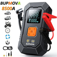 Nero _ (Avviatore per auto + Compressore d'aria)