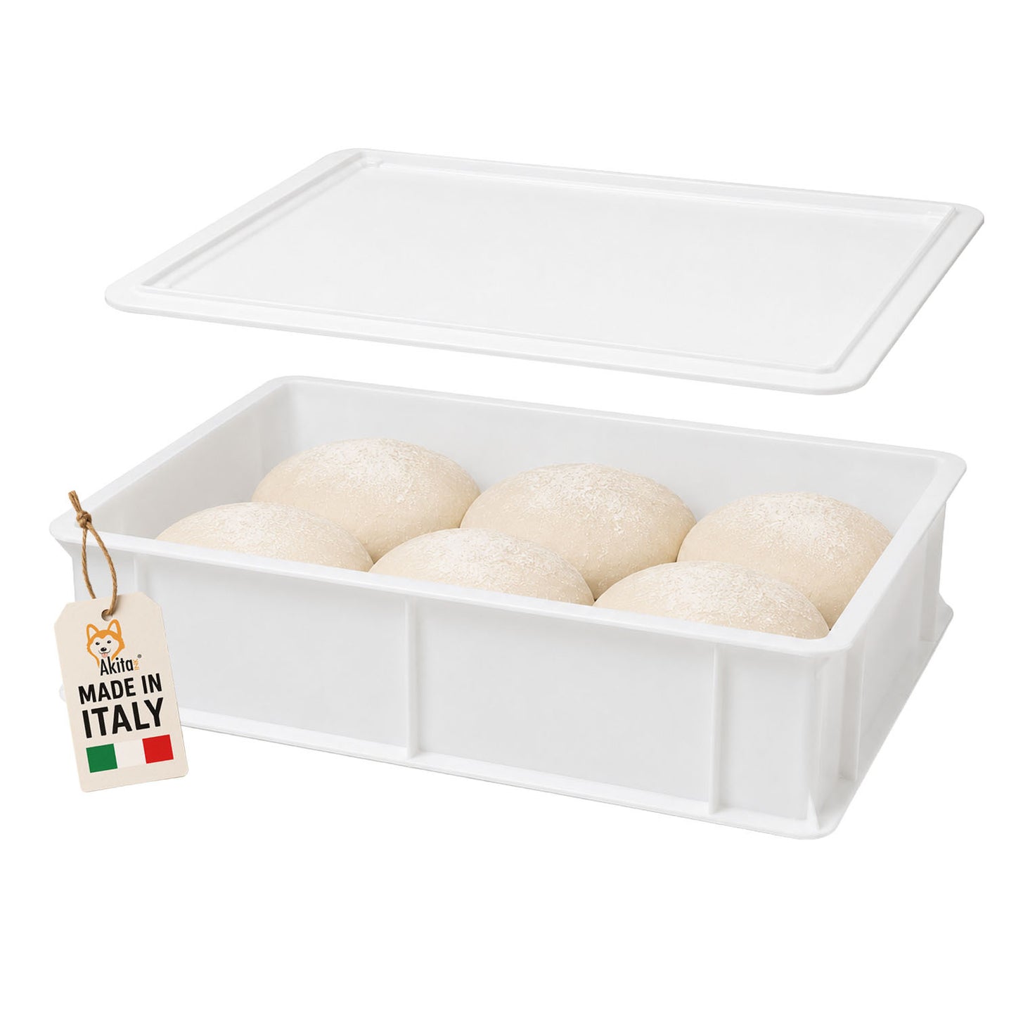 Cassetta Lievitazione Pizza e Pane portaimpasto con Coperchio