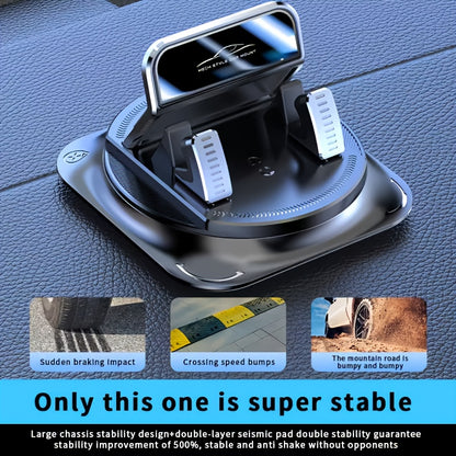 Supporto Telefono per Auto - Supporto Girevole da Cruscotto, Porta Cellulare per Auto, Supporto Telefono Rotante a 360°, Supporto a Ventosa Compatibile con Smartphone Apple e Samsung, Ideale per Veicoli