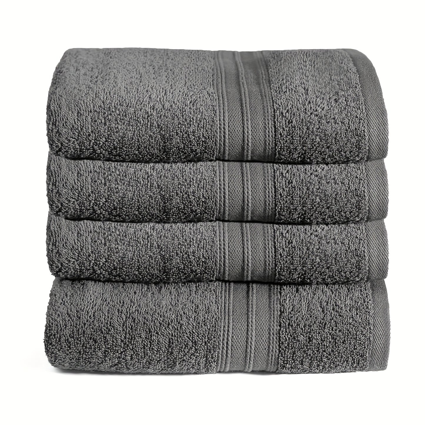 Set di Asciugamani e Tovaglie da Bagno, 4 Pezzi, Qualità Premium, 100% Cotone, 550gsm, Misure: 30×50cm, 50×100cm, 70×140cm, Altamente Assorbenti, Morbidi al Tatto, 9 Colori Disponibili