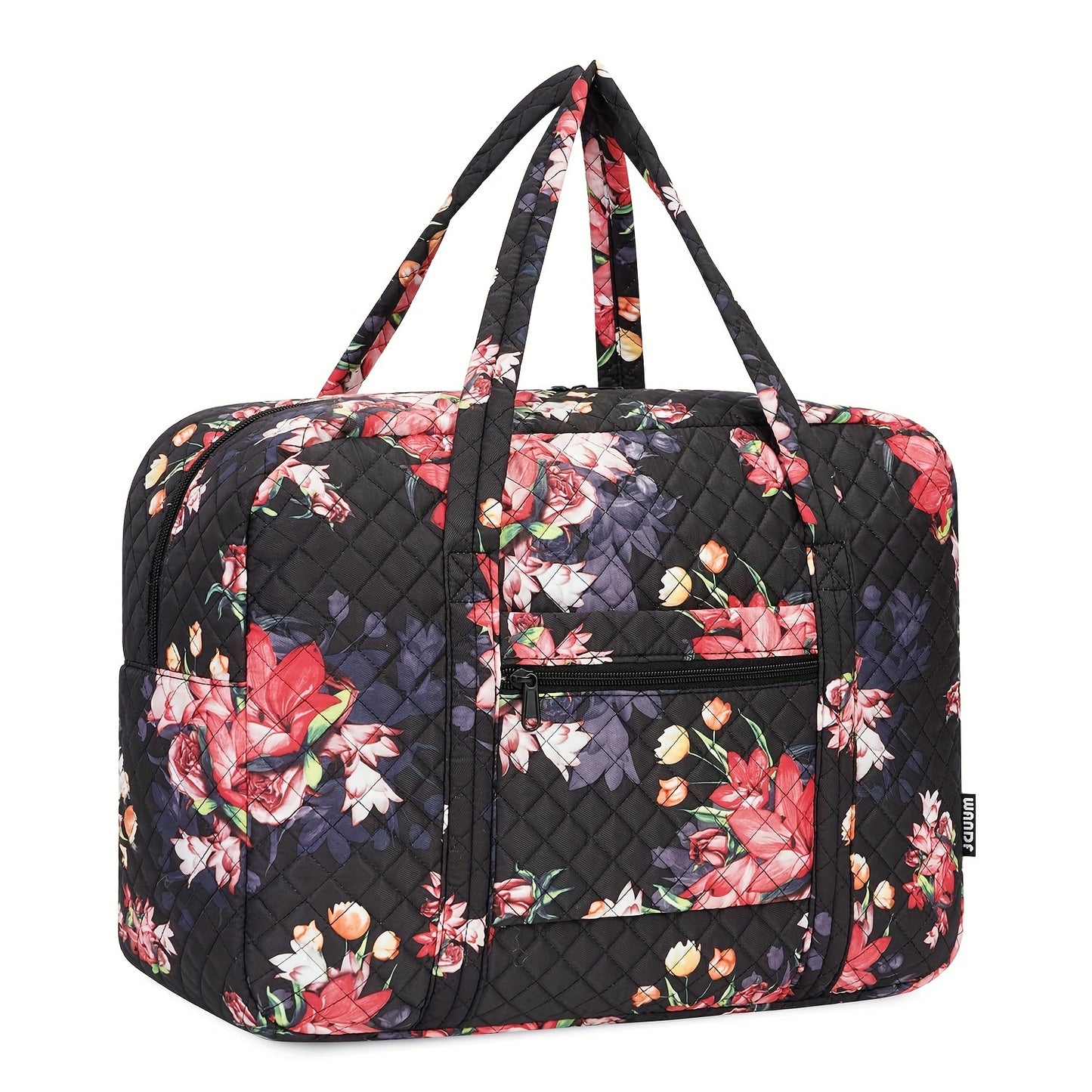 Borsa da Viaggio e Palestra da 25L per Donna - Ispirata ai Fiori di Ciliegio Rosa - Borsa a Mano Leggera e Resistente con Scomparto per Laptop, Multiscomparto, Rosa Pastello/Bianco/Viola per Aereo, Palestra, Weekend, Regalo di Natale