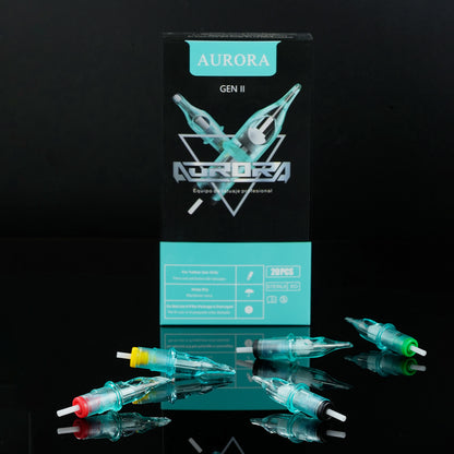 Aghi per tatuaggio, aghi professionali per tatuaggio, 20 pezzi, varie misure miste, Round Liner, Shader, Magnum, Curved/Round Mag, 5Rl 7Rl 9Rl 5Rs 7Rs 9Rs 15M1 21M1 15Cm 21Cm, aghi a membrana monouso per tatuaggio, per studio di tatuaggio professionale.
