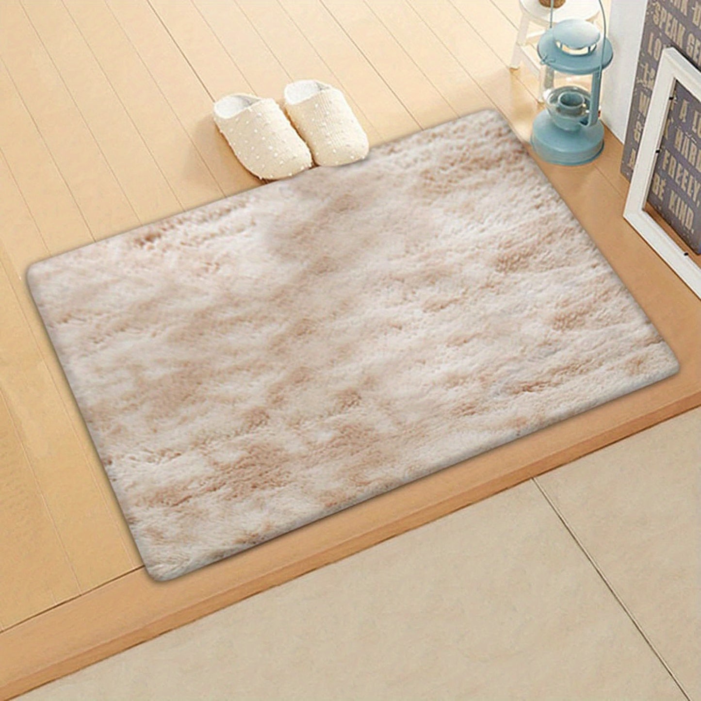 1 Tappeto Morbido in Peluche, Tappeto Antiscivolo in Peluche, Tappeto Morbido da Comodino, Tappeto Tie Dye per Soggiorno, Decorazione per la Casa, Tappeto per Animali Domestici, Tappeto per Camera da Letto e Soggiorno, Decorazione per la Stanza, Adatto pe