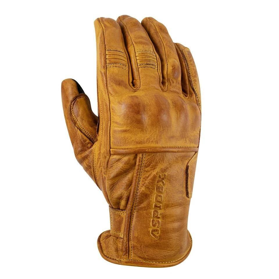 Guanti Moto in pelle uomo ASPIDEX WAX Vintage
