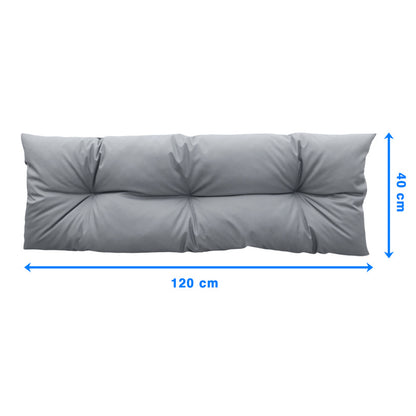 Cuscino da giardino per sedia a dondolo 120X40 cm, materiale impermeabile resistente a tutte le condizioni atmosferiche per terrazza, giardino, soggiorno - Compatibile con sedie, sedie a sdraio, sedie - Facile da pulire, accessori per mobili da esterno, c