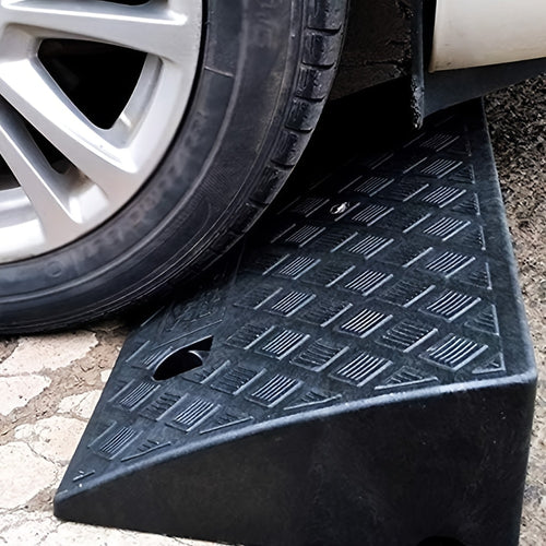 Set da 2 rampe portatili antiscivolo - Realizzate con materiali durevoli, perfette per auto, moto e sedie a rotelle, facili da caricare e scaricare, cruciali per l'accessibilità. Le rampe accessibili sono il regalo perfetto per anziani e proprietari di an