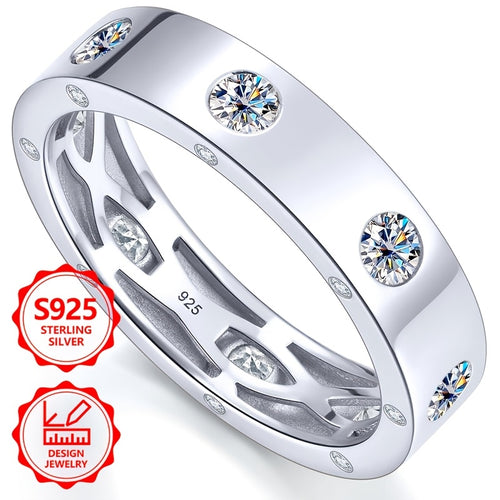 Anello da donna alla moda squisito PM:A25 in argento sterling 925, elegante e alla moda, intarsiato con Zirconia sintetica, un anello di gioielleria da donna di alto valore, adatto per vacanze, viaggi e uso quotidiano, il regalo commemorativo perfetto per