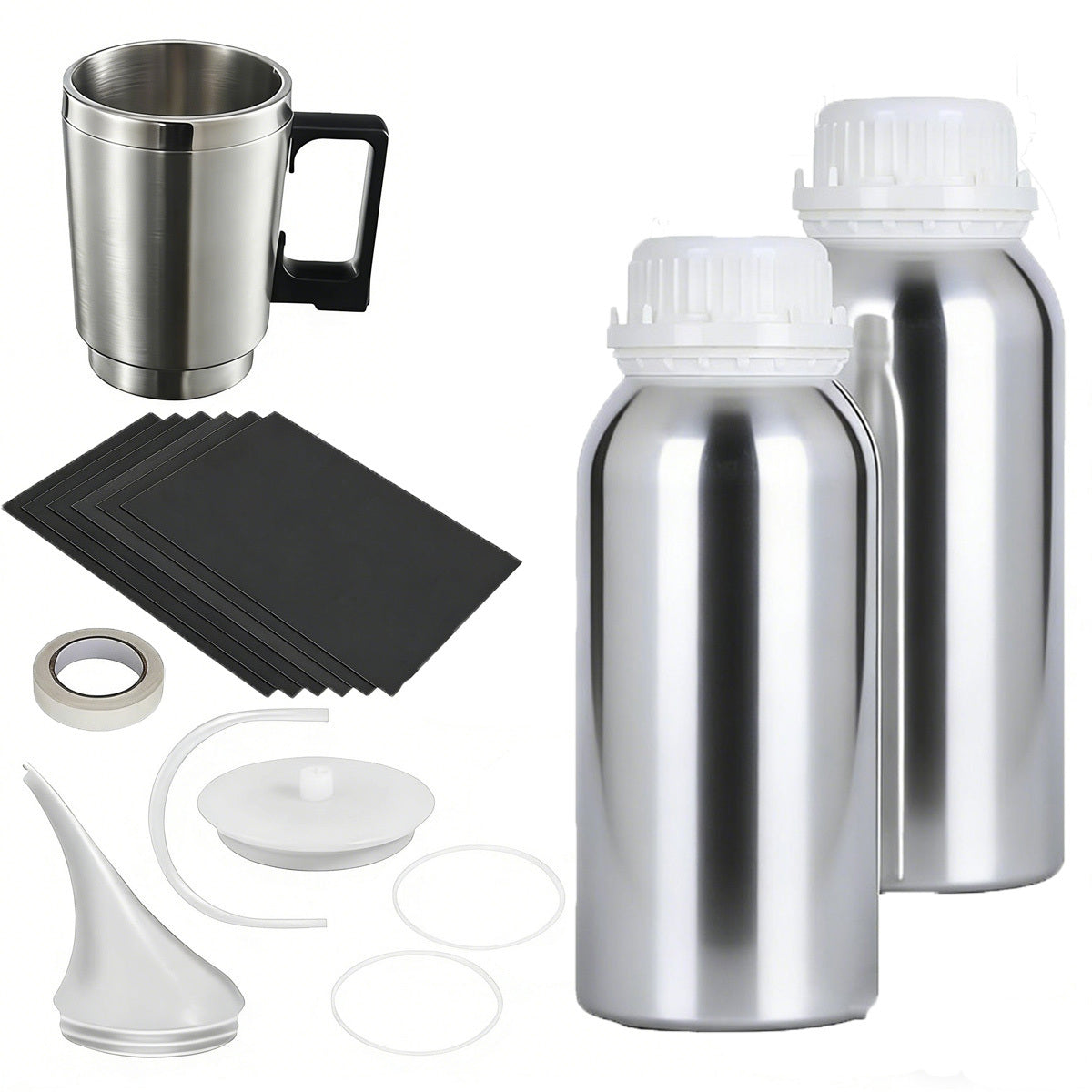 Kit di preparazione per riparazione fari 800g+800g/ Vapore/ Riparazione, Ristrutturazione riscaldamento e appannamento fari