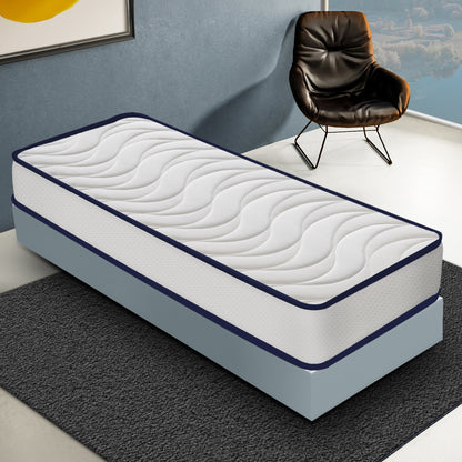 Materasso ortopedico effetto Memory, 13 Zone di Comfort, Extra Rigido, Alto 20 cm, Effetto Rinfrescante, Onda Memory Massaggiante, Disponibile in Varie misure