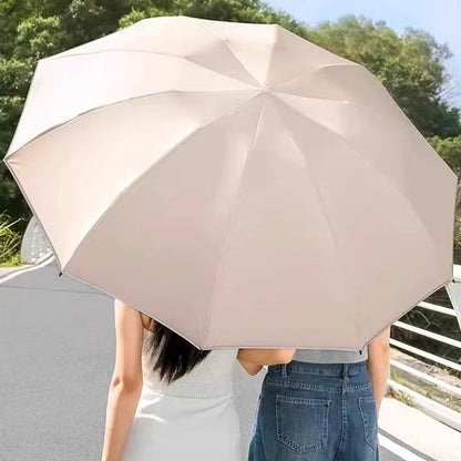 Ombrello pieghevole con fibbia completamente automatica, con protezione solare, specifiche 1 e 2 facoltative, adatto sia per uomini che per donne, ombrello da viaggio, con un diametro di 106 cm/41.2 pollici quando è aperto, robusto e durevole, ombrello di