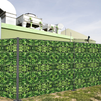 Strisce di pellicola per la privacy in PVC con clip, progettate per creare un rotolo di recinzione per la privacy opaca, adatte per recinzioni a doppio strato, che forniscono protezione per giardini e balconi