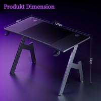 4 cuscinetti regolabili per i piedi (1 confezione) 120cm*60cm*74cm