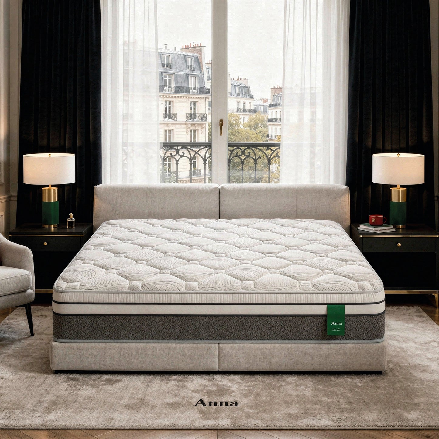 Materasso Memory Foam, Ortopedico Indeformabile, Alto 20 cm, 13 Zone di Comfort INDEFORMABILE, Made in Italy, Massima Traspirazione, Sistema Alleviamento Punti di Pressione Disponibile in diverse Dimensioni