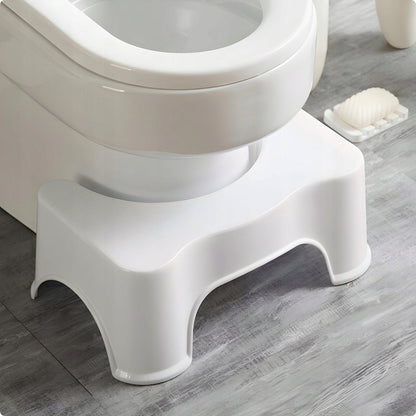 Poggiapiedi Ergonomico per WC 17 cm, Piedistallo da Bagno 42 cm, Sgabello per WC in Materiali Riciclati, Antiscivolo per Adulti e Bambini, 1 pz.