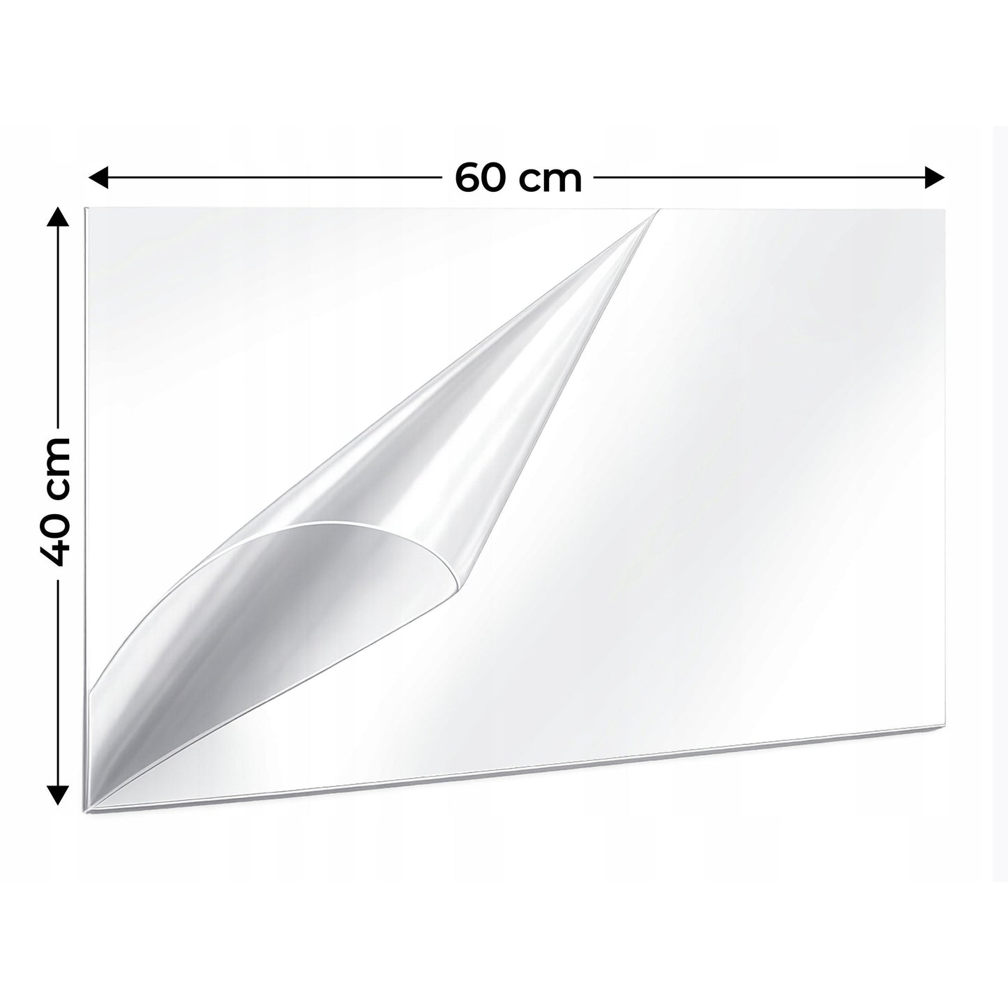 Foglio di Plexi PMMA 60x40cm | Lastra Acrilica Trasparente Trasparente | Spessori Disponibili: 2mm, 3mm, 4mm | Elevata Trasparenza 92% Effetto Vetro | Lastra di Plexi per Fai da Te, Pubblicità e Decorazione di Interni | Materiale Plastico Durevole per Ins