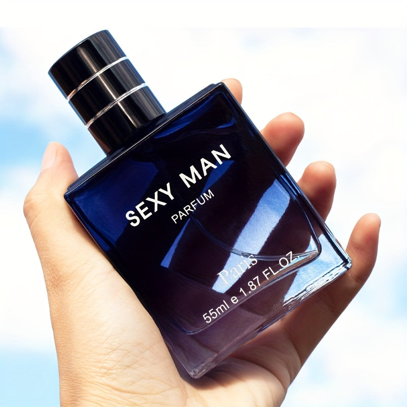 Profumo da uomo 55ml+3ml, Parfum Herren, Colonia con note legnose, Latte, Agrumi, Ebano, Emana un profumo da gentiluomo, a lunga durata, Perfetto per appuntamenti, feste e regali, Regali di San Valentino