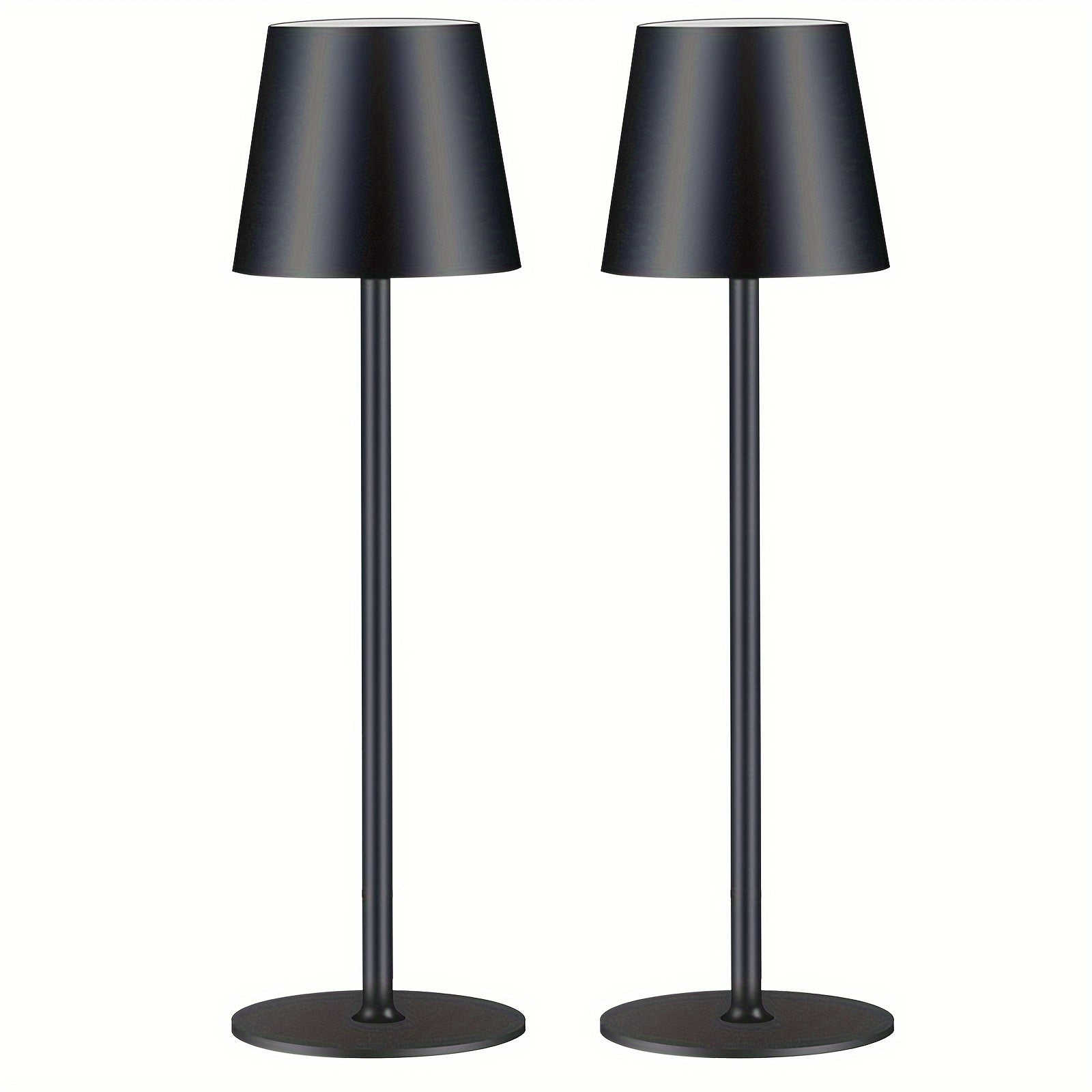 Set da 2/4 Lampade da Tavolo LED Senza Fili, 4000Mah Ricaricabile Luce Notturna Touch IPX7 Wireless Design Minimalista Per/Ristorante/Camera da Letto/Esterno