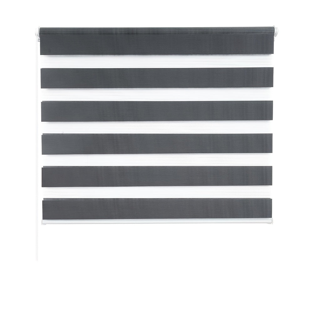 2 pezzi, Tende a rullo a doppia bobina, Tende oscuranti e parasole, Luminosità regolabile, Senza foratura, con fissaggio a morsetto, Tende a rullo per camera da letto, bagno, cucina, Tende decorazioni per la casa, Facili da pulire